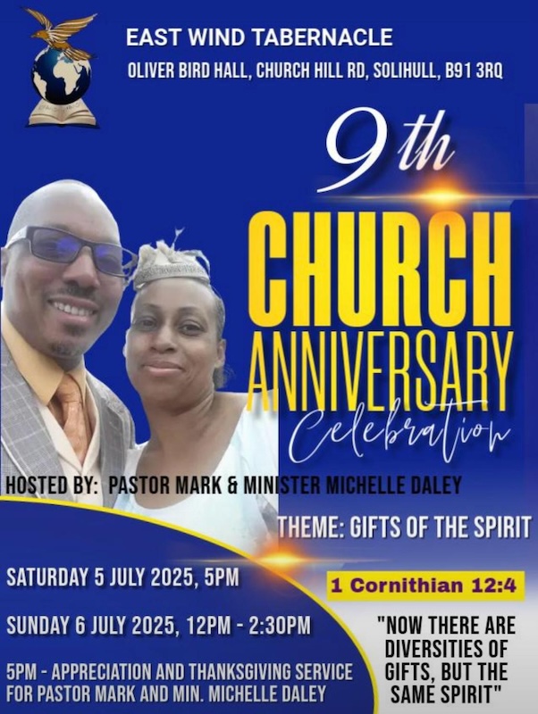 Eastwind Tabernacle - Church Anniversary Celebration