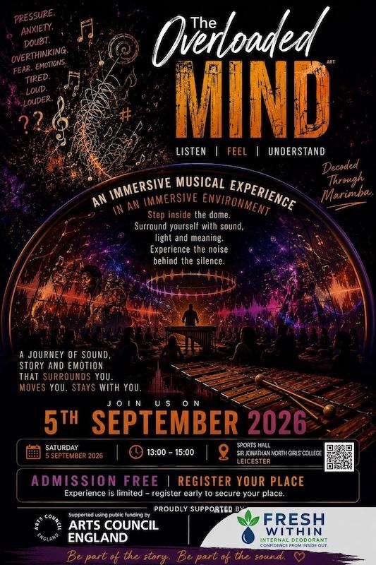 Zimbabwean musician brings "Overloaded Mind" to Leicester Zimbabwean musician brings "Overloaded Mind" to Leicester